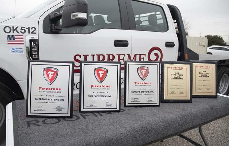 Roofing award won by Supreme.