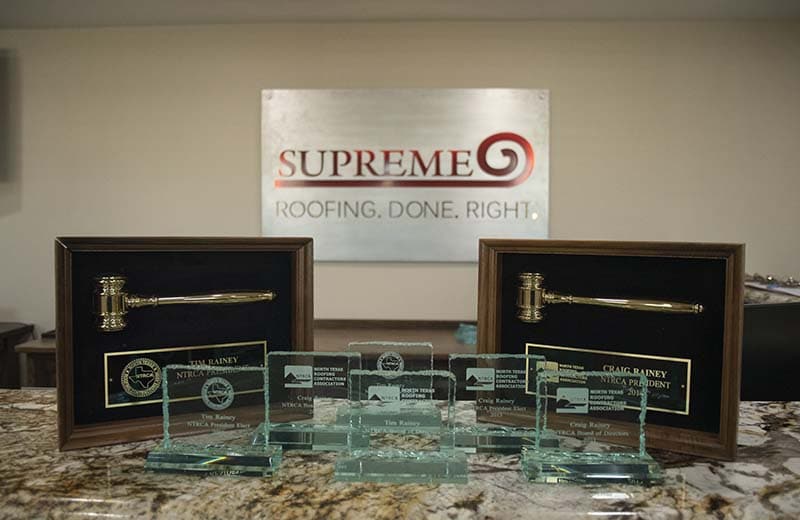 Roofing award won by Supreme.